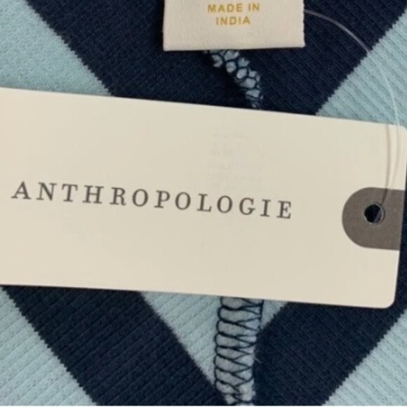 Brand New Anthropologie Maeve Front-Zip Scoop-Neck Blouse Top - Picture 13 of 15